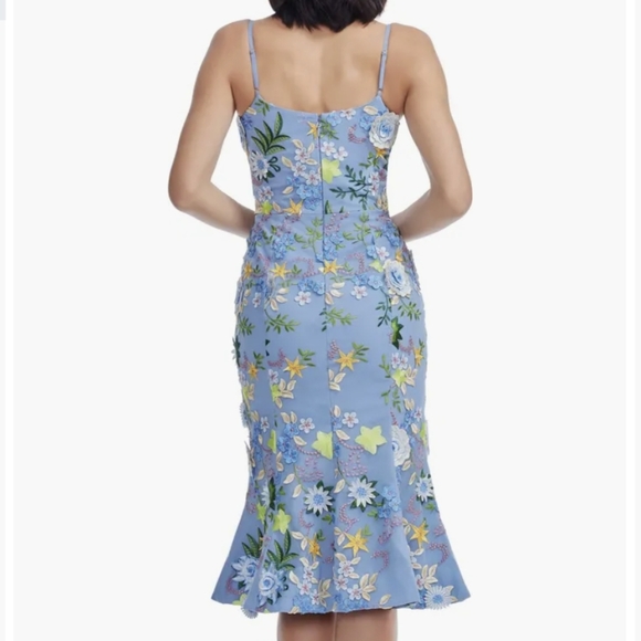 Dress The Population Allona Embroidered Cocktail Dress - Picture 2 of 6